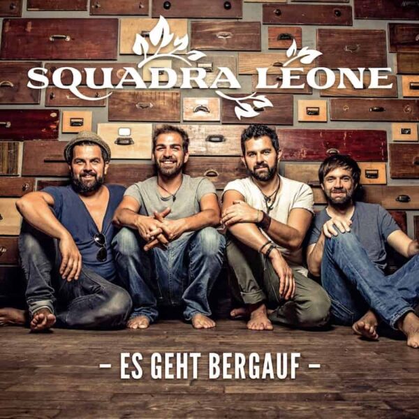 Cover des Albums "Es geht bergauf" von der Band Squadra Leone.