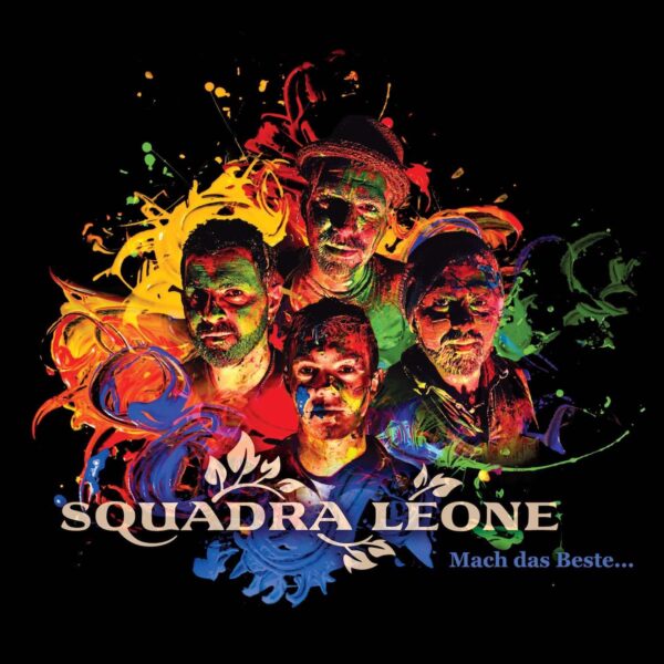 Albumcover "Mach das Beste" von Squadra Leone, kreativ und farbenfroh.