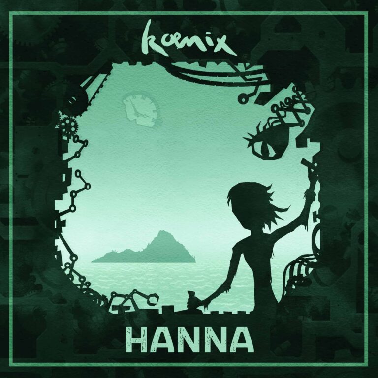 Das Cover der Single "Hanna" von Koenix, die eine emotionale Reise durch innere Konflikte thematisiert.