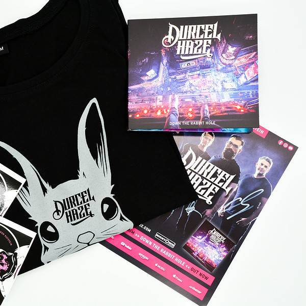 Durcel Haze - Down The Rabbit Hole (Bundle Black Shirt Top) - Hicktown Records ® Das Tonstudio und Musiklabel