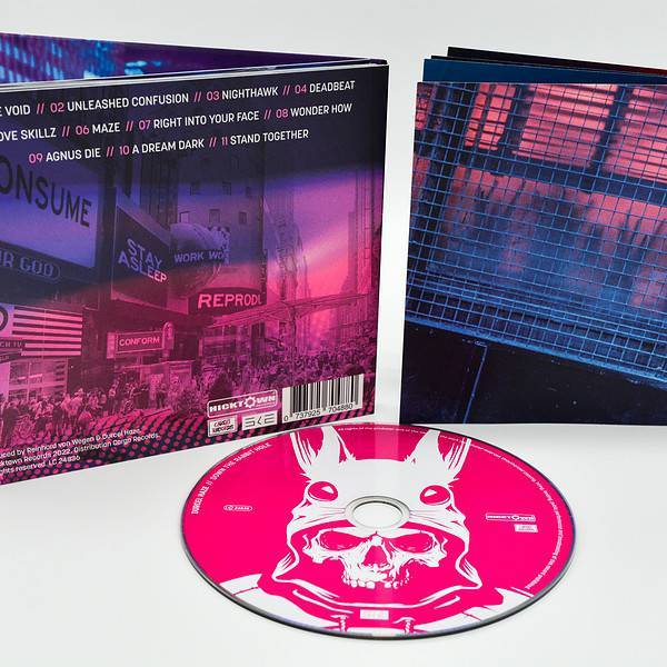 Durcel Haze - Down The Rabbit Hole (CD back) - Hicktown Records ® Das Tonstudio und Musiklabel