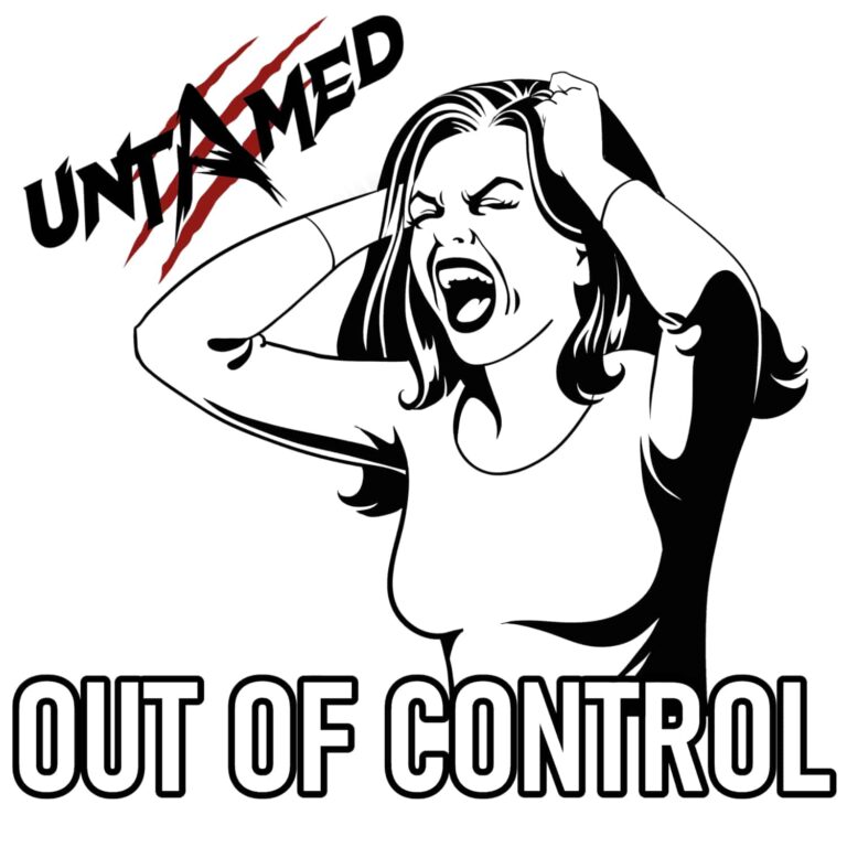Das Cover der Single "Out of Control" von Untamed, einer Rockband aus Süd-Deutschland.