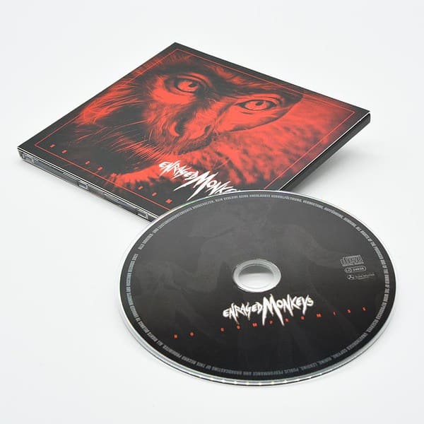 Enraged Monkeys - No Compromise CD (front) - Hicktown Records ® Das Tonstudio und Musiklabel