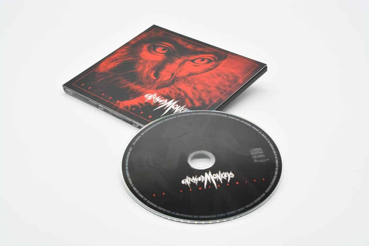 Enraged Monkeys - No Compromise CD (front) - Hicktown Records ® Das Tonstudio und Musiklabel