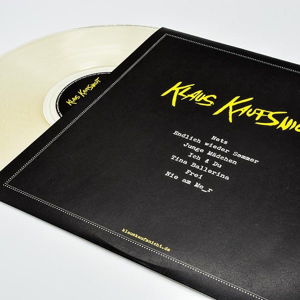Klaus Kaufsnicht - Splitter Vinyl (front) - Hicktown Records ® Das Tonstudio und Musiklabel