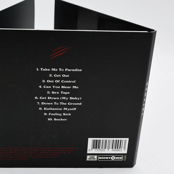 CD Untamed Album Hinten Panther Hard Rock Band
