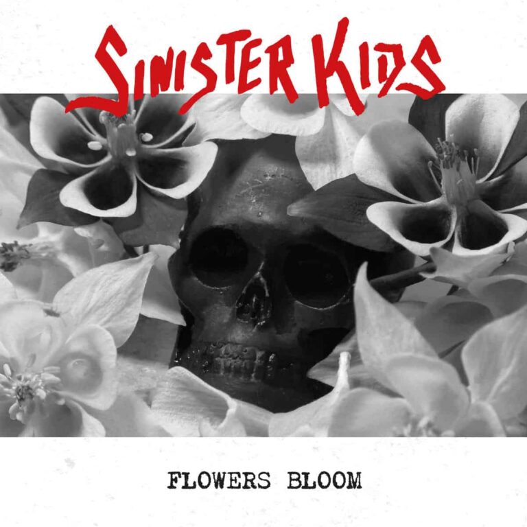 Das Cover der Single "Flowers Bloom" von Sinister Kids, einer Independent Band aus Rosenheim, die eine Ode an den Lebensmut und die Kindlichkeit präsentiert.