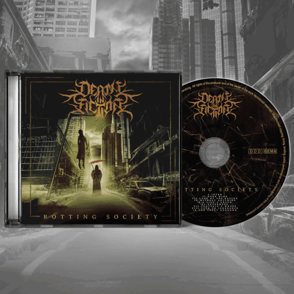 Rotting Society - Mockup CD von Death In Fiction